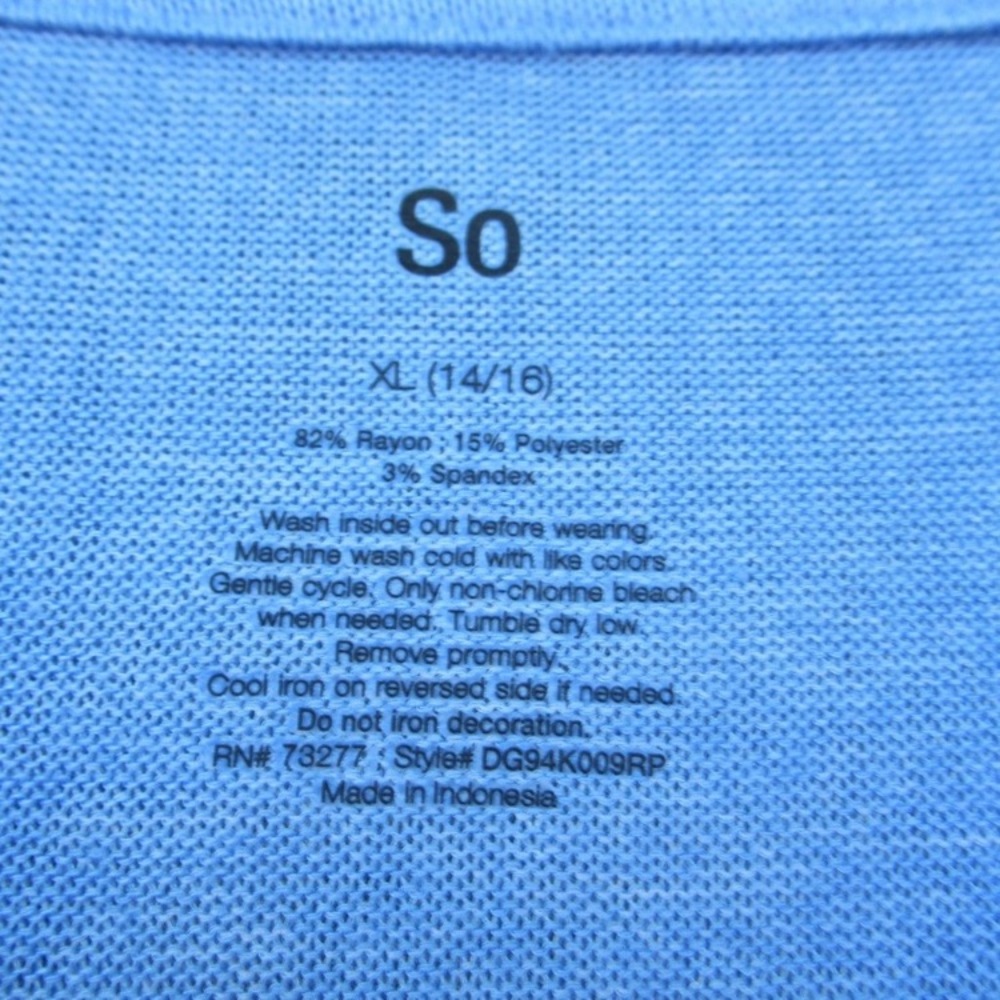 Relisted SO Sprinkle Kindness cozy glitter graphic top girls XL 14 / 16 - Picture 8 of 17